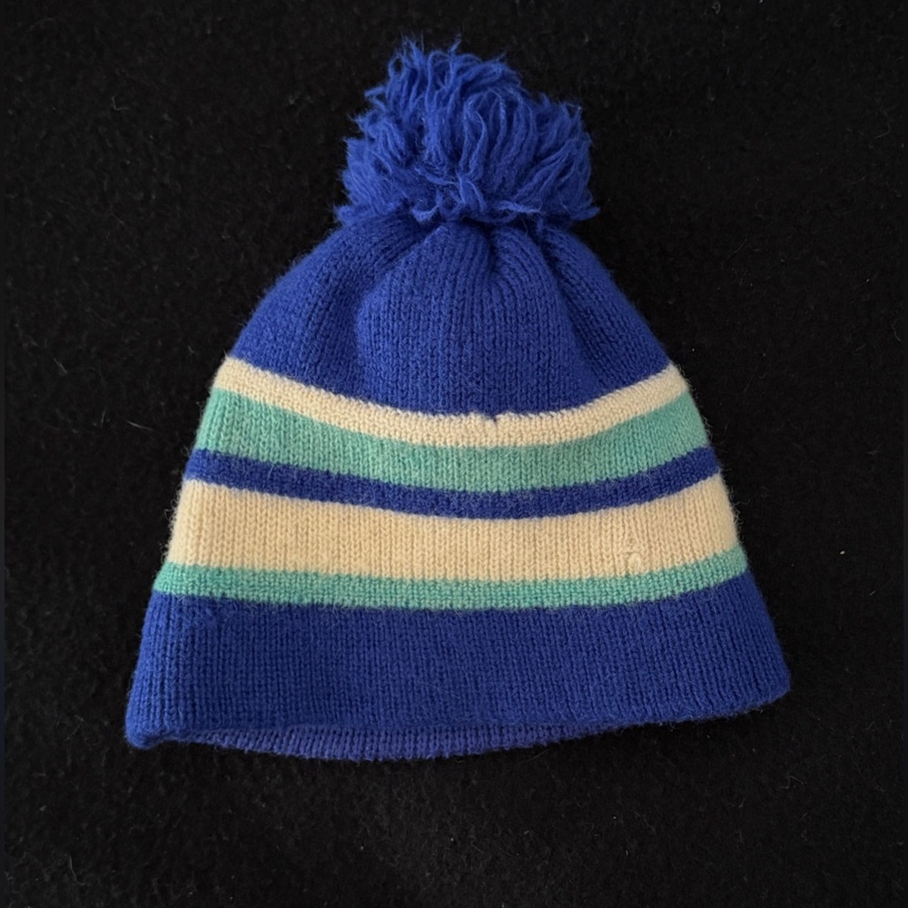Vintage Meister Winter Hat 100% New Wool PomPom Hong Kong San Francisco USA